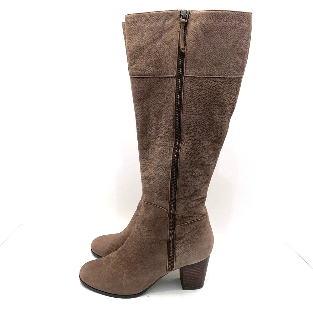 COLE HAAN Davenport Tall Boot Womens 8 B Brown Nubuck Retail $368